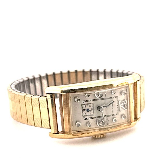 Longines Accessories - Longines 14K Gold Rectangular Watch